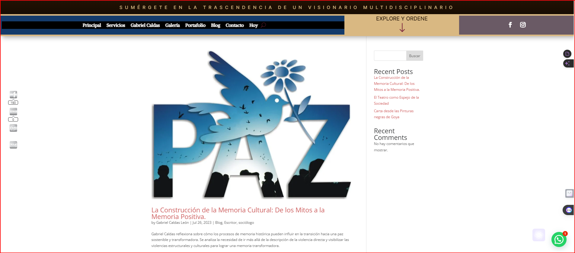 la paz como la mejor alternativa